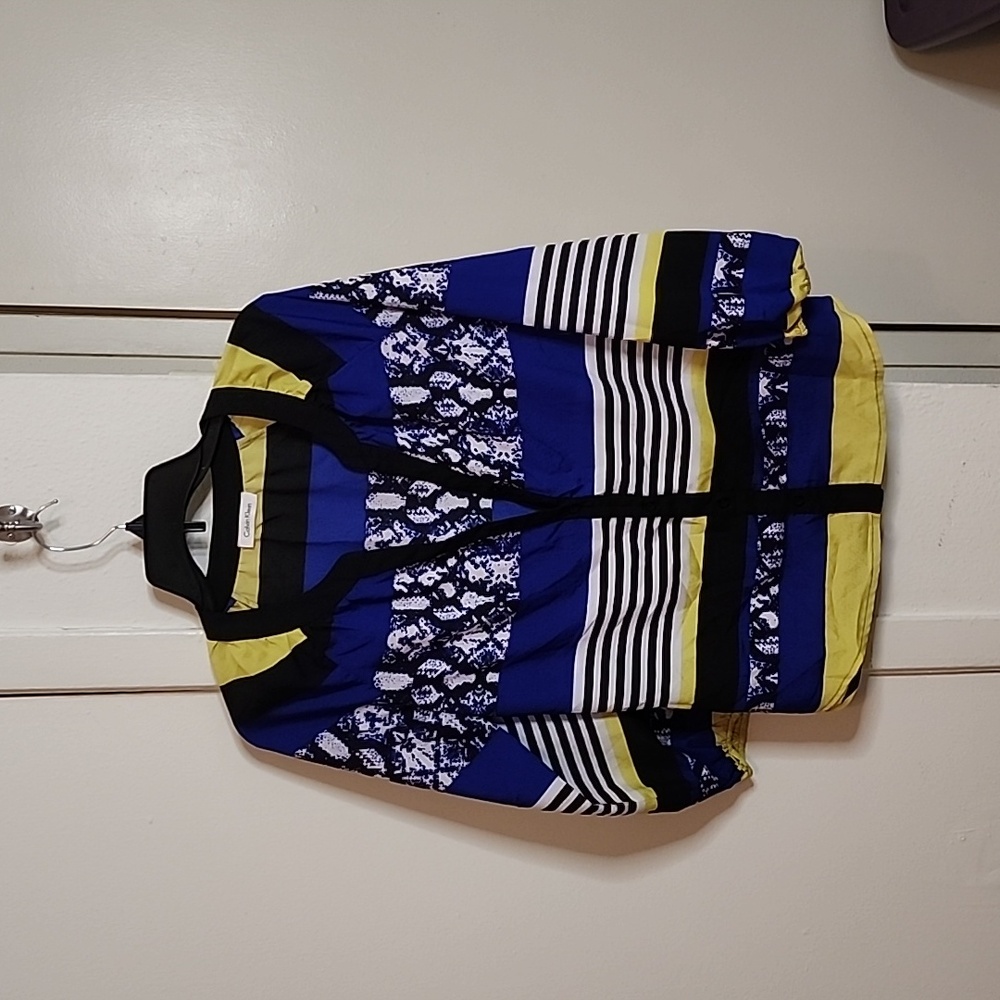 Multi colored stripped top